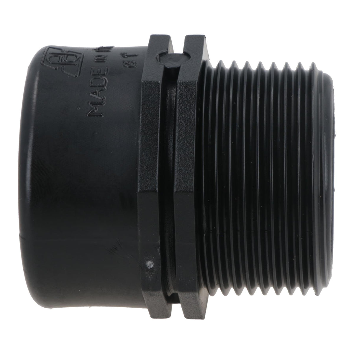Polypropylene PP Threaded Reducing Socket Male – Female 1-1/4in – 1in BSP