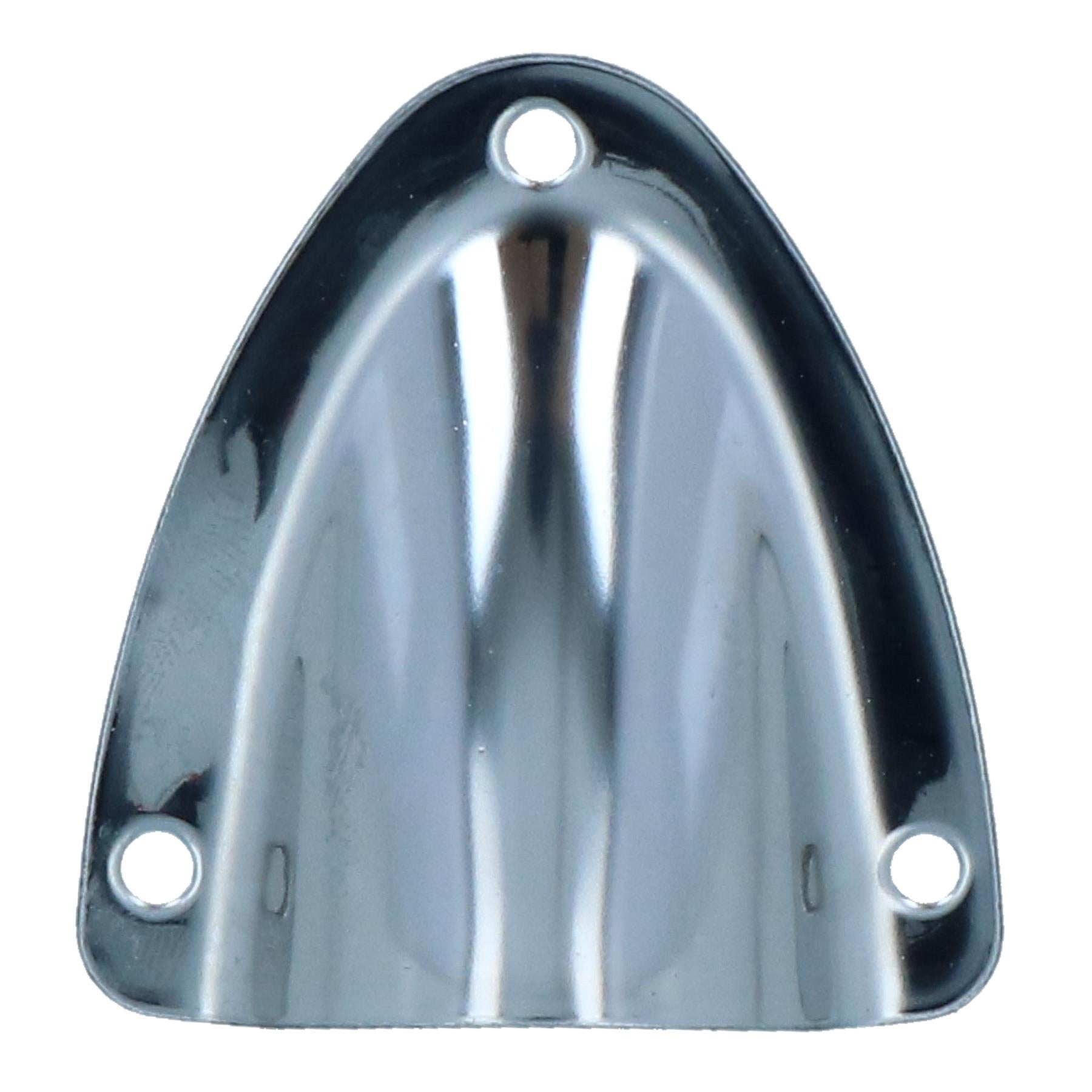 Couvercle de drain de grille d'aération en forme de coquille en acier inoxydable poli 45 mm