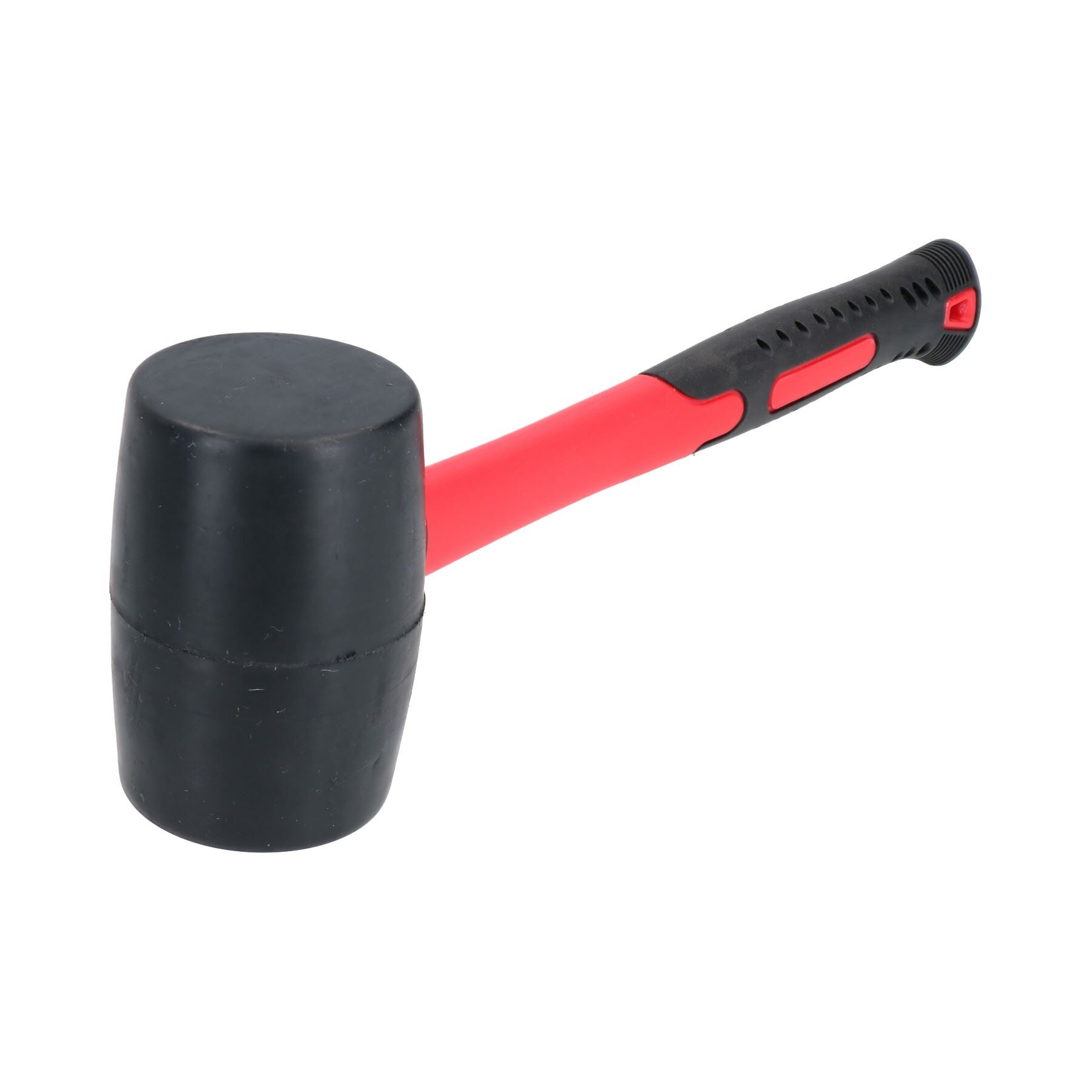 16oz Black Rubber Mallet 70% Fibreglass Handle Hammer Non Marking TE923