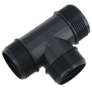 Polypropylene PP 1-1/2in BSP Male Threaded 90° Tee Piece Equal Tees