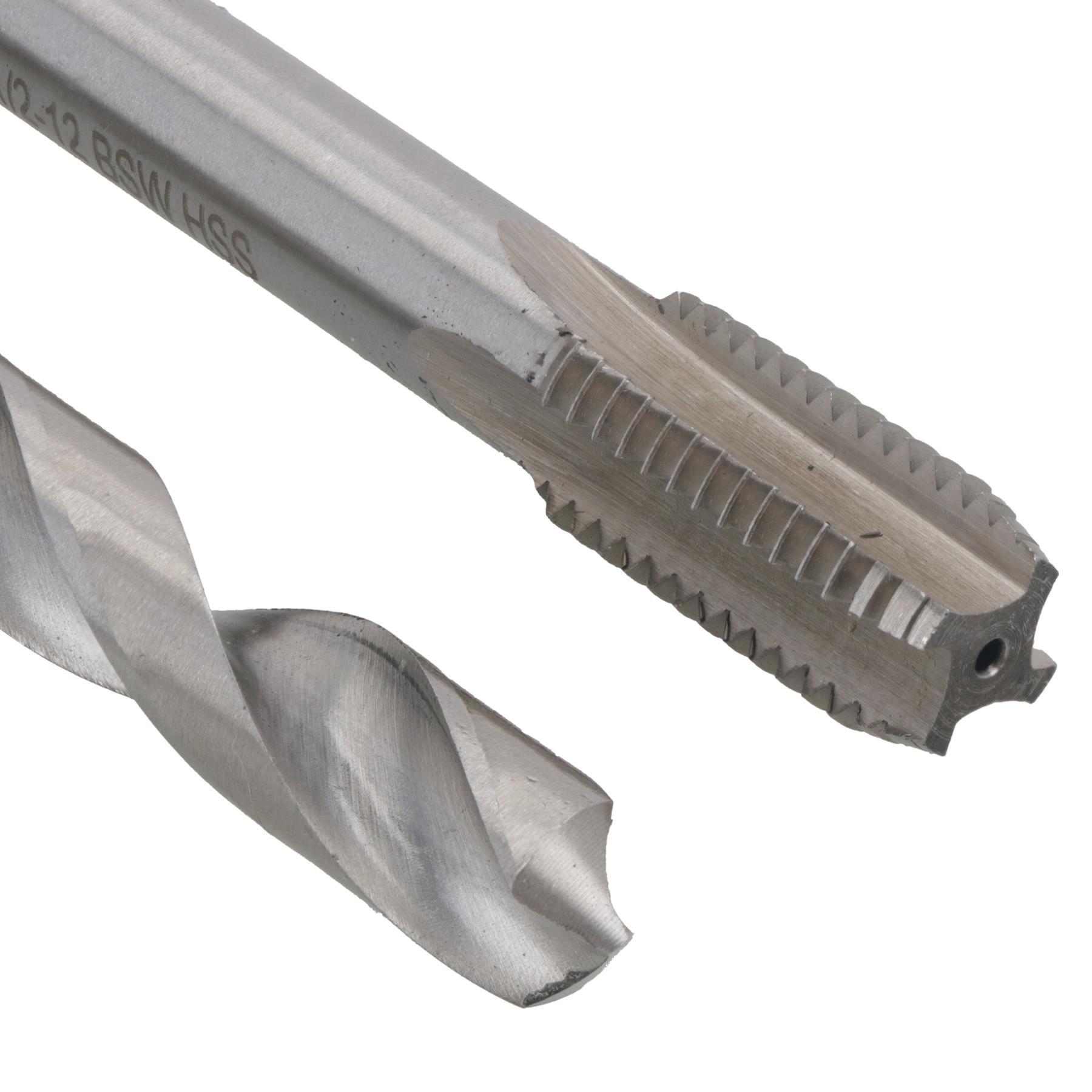 1/2” x 12 BSW Thread Repair Cutter Kit Helicoil Set for Damaged Threads 14pc