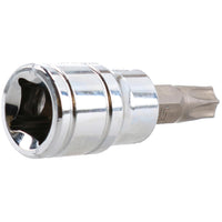 T45 Male Torx Bit Star Socket 3/8" Drive Standard Internal Chrome Vanadium Steel