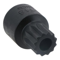 Douilles à embouts cannelés triples carrés Stubby Impact M4 – M12 MT14 – MT18, lot de 9 pièces