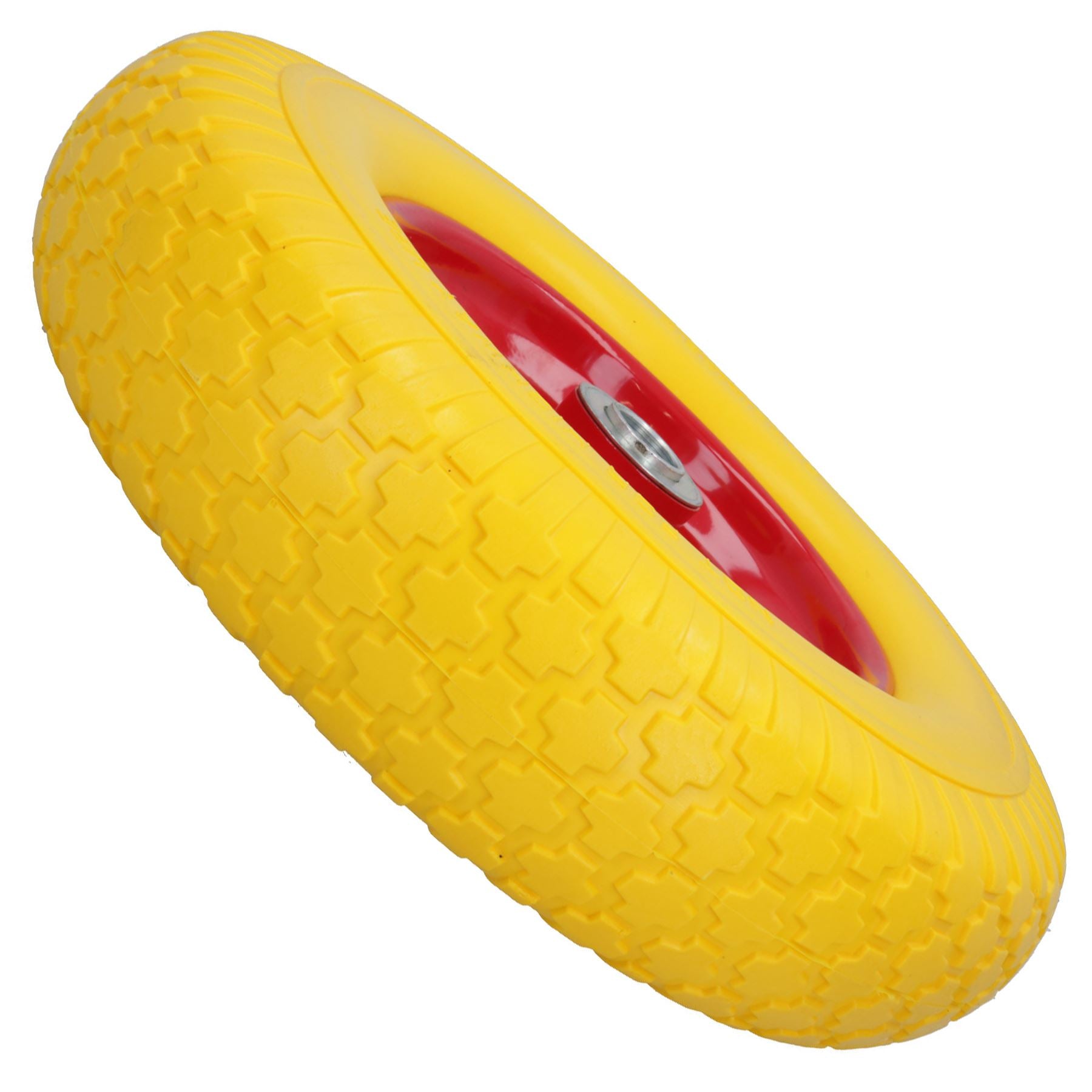 14,5 Zoll pannensicheres Schubkarrenrad mit Schaumstofffüllung, 25 mm Bohrung, 200 kg Tragkraft