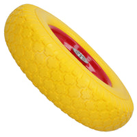 14,5 Zoll pannensicheres Schubkarrenrad mit Schaumstofffüllung, 25 mm Bohrung, 200 kg Tragkraft