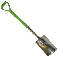 Square Mouth Builders Shovel Spade 96cm Scoop Gardening Stainless Steel