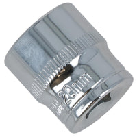 20mm 3/8" Drive Shallow Metric Socket Single Hex / 6 sided Bergen