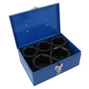 Barre d'alimentation robuste pour disjoncteur à entraînement de 3/4 po + 5 douilles métriques peu profondes de 55 à 70 mm