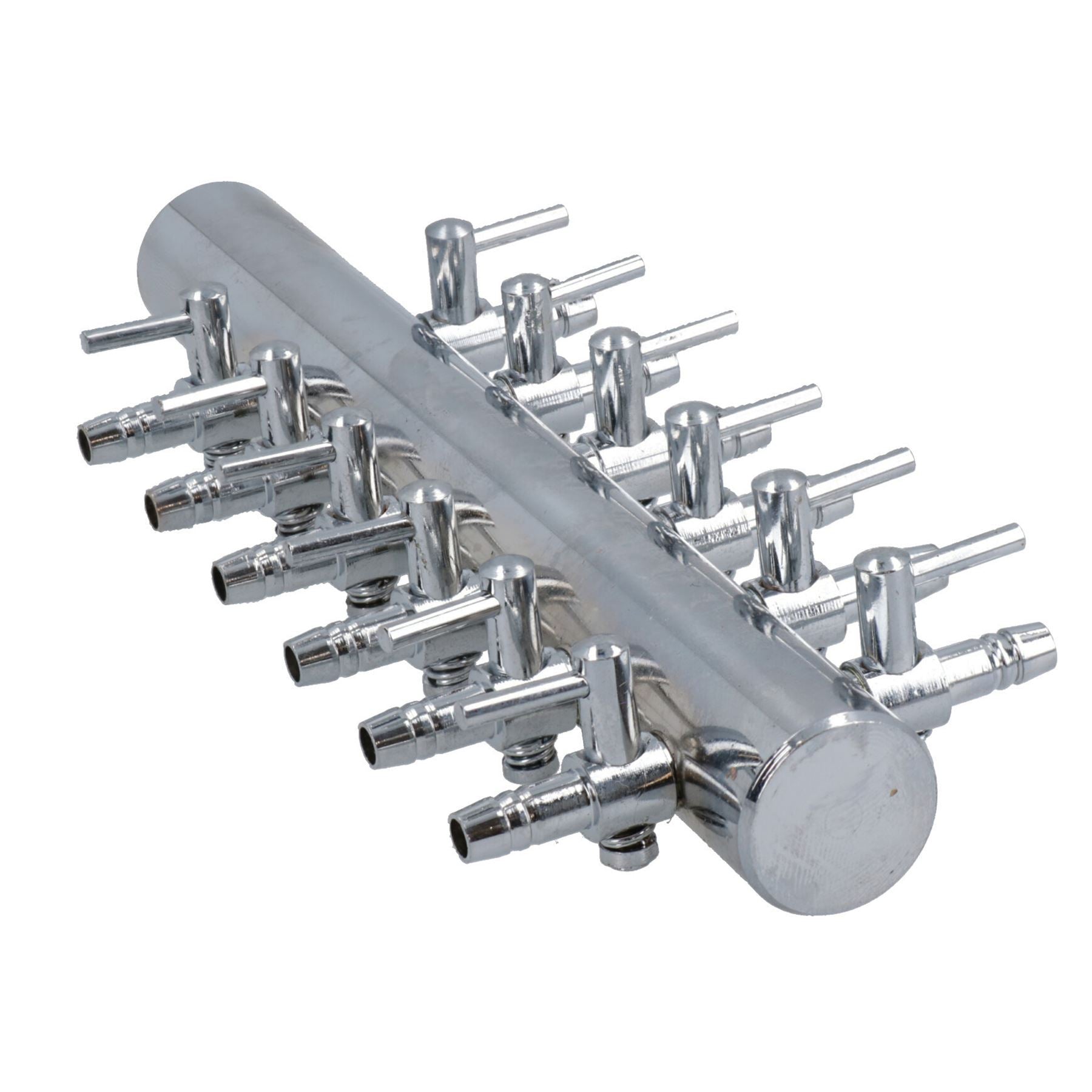 Edelstahl Luftverteiler Verteiler mit 12 Outlet Fischteich Aquarium Luft Splitter