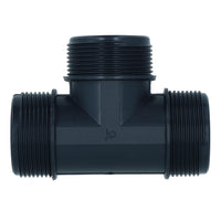 Polypropylene PP 1-1/2in BSP Male Threaded 90° Tee Piece Equal Tees