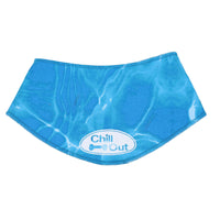 Chillout Cooling Cool Hunde-Halstuch, Eis-Bandana, Wärmelinderung, kleine Halsgröße, 30–36 cm