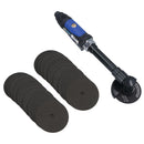 3in Extended Air Cut Off Cutting Tool Saw Cutter Long Reach 6in Shaft 18000 rpm With Discs