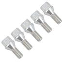 Boulons de roue de rechange coniques M12 x 1,5 pour moyeux de remorque, lot de 5