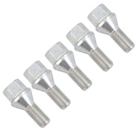 Boulons de roue de rechange coniques M12 x 1,5 pour moyeux de remorque, lot de 5