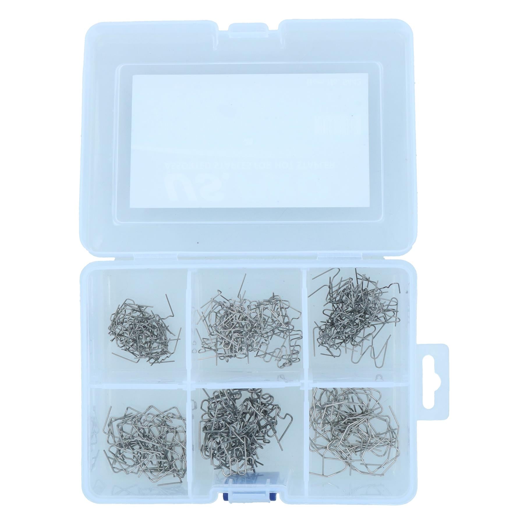 Agrafes assorties pour soudeuses de réparation d'agrafeuses en plastique à chaud, standard prédécoupées, 300 pièces