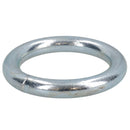 10mm x 50mm Steel Round O Rings Welded Zinc Plated 4 Pack DK35