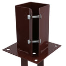 Concrete In Wooden Post Shoe Support Base Bracket Holder 75 x 75mm Decking