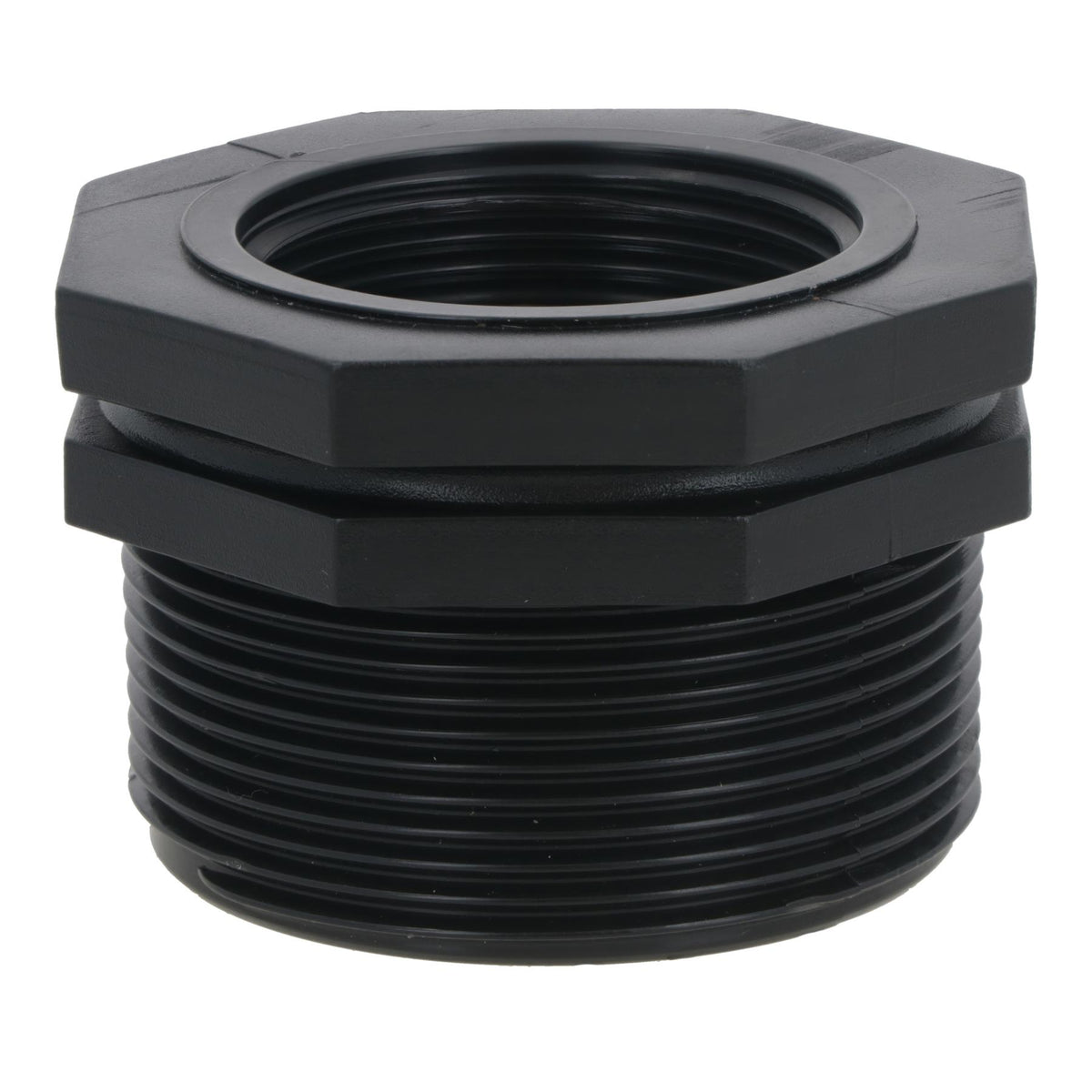 Polypropylene PP 2in – 1-1/2in Female – Male Pipe Threaded Reducing Bush