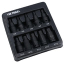 30" Breaker Power Bar &  10pc Impact Hex Bit Socket Set 1/2'' Drive 4 -19mm