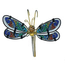 Glass Wing Spring-tail Dragonfly Pot Hanger Home Garden - Assorted Colours