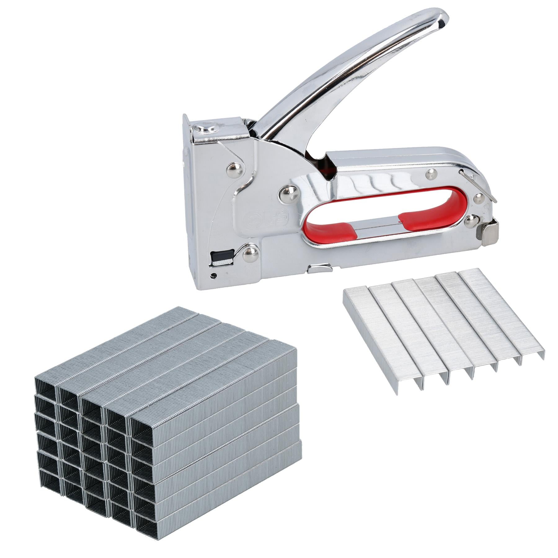 Heavy Duty Stapler Staple Gun For fabric Furniture Upholstery + 8mm Staples