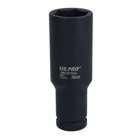 Extra Deep Long Metric MM Impact Socket 1/2" Drive 6 Sided Single Hex