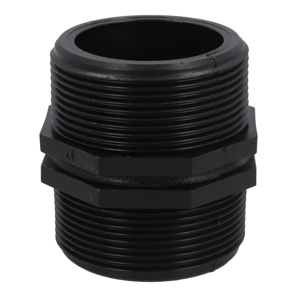 Polypropylene PP Male Nipple Thread Pipe Fitting Sockets 2in – 2in BSP