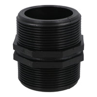 Polypropylene PP Male Nipple Thread Pipe Fitting Sockets 2in – 2in BSP