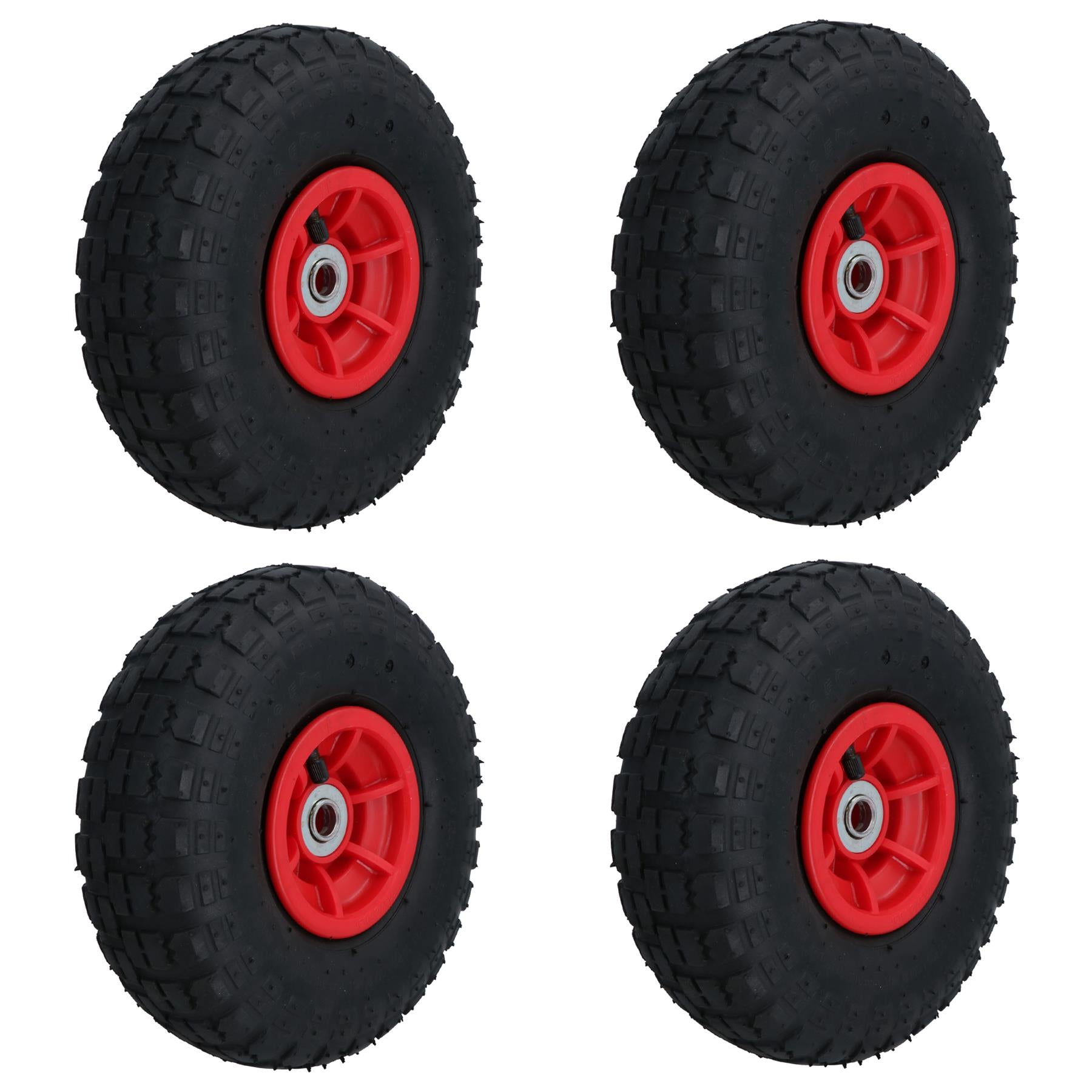 10 Inch Pneumatic Sack Truck Wheel and Tyre Garden Carts 16mm Bore