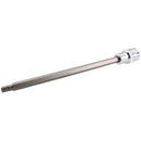 6mm Hex Allen Key Long Bit Internal Socket Metric 1/2" Drive 200mm Length Cr-V
