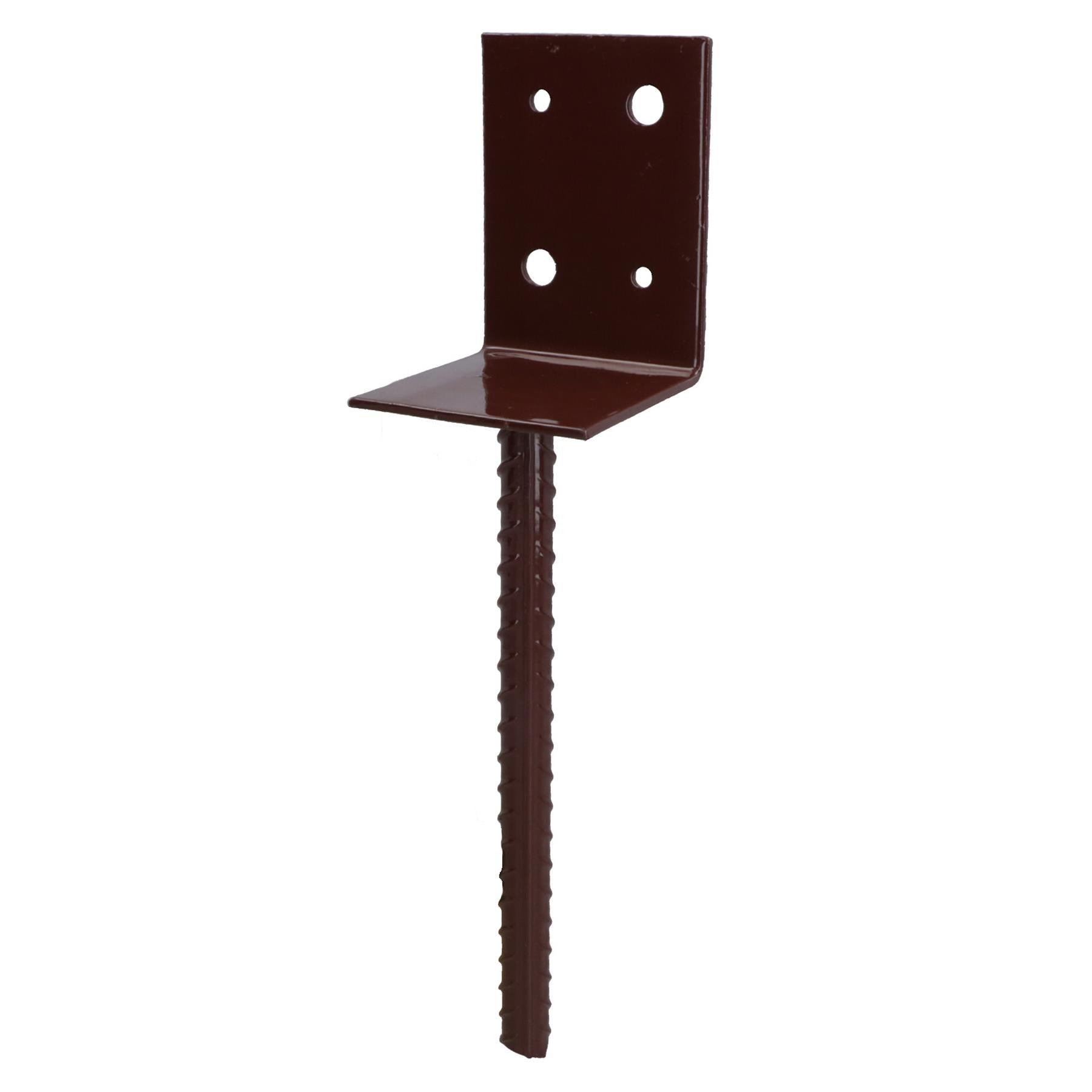 Concrete In Wooden Post Support Base Bracket 75mm x 75mm Carport Decking