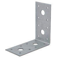 Timber Joist Angle Bracket Fastening Plate Galvanised Steel 100 x 100 x 50mm