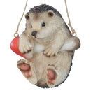 Climbing Hedgehog Hanger Garden Tree Home Ornament Statue Sculpture
