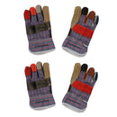 2 Pairs 10" Large Rainbow Hide Furniture Gloves Work Wear Safety Gardening