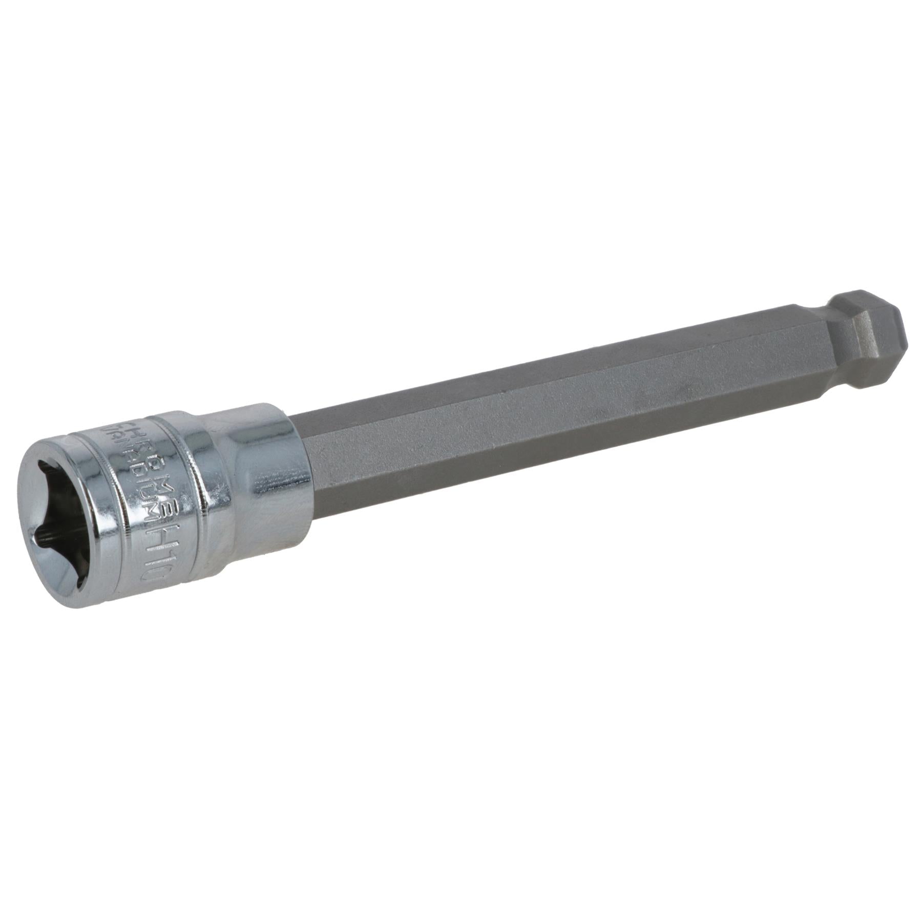 Embout de clé Allen à six pans creux à tête sphérique longue de 10 mm 3/8" CR-V de 85 mm de profondeur