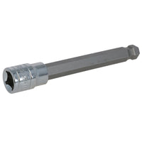 Embout de clé Allen à six pans creux à tête sphérique longue de 10 mm 3/8" CR-V de 85 mm de profondeur