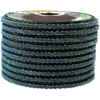 120 Grit Zirconium Flap Discs for Sanding Grinding Removal 4-1/2" Grinder
