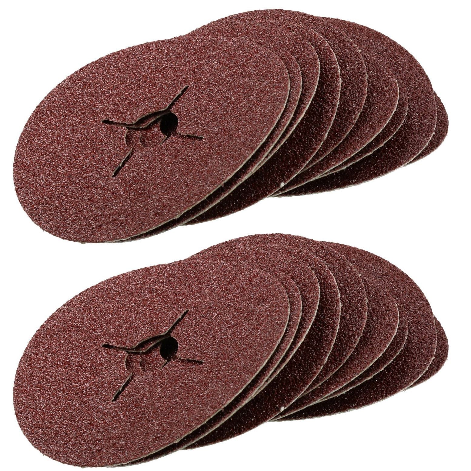 115mm 4.5” 36 Grit Coarse Fibre Sanding Abrasive Discs For Wood Metal