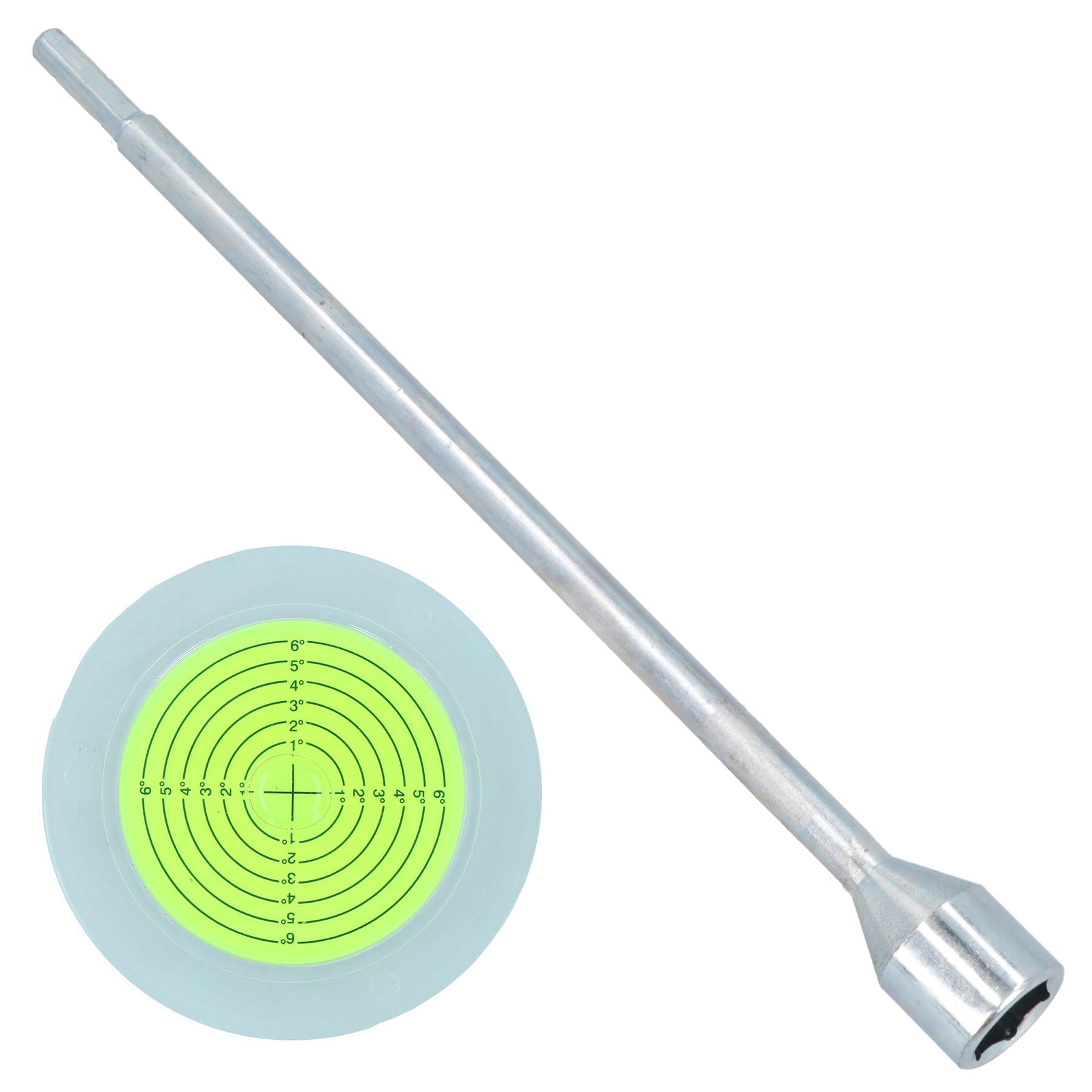 Fast Caravan Corner Steady Led Cordless Drill Adapter & Easy Read Spirit Level