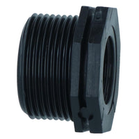 Polypropylene PP 1-1/4in – 3/4in Female – Male Pipe Threaded Reducing Bush
