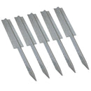 Garden Triple Sleeper Straight Support Spike Stake Galvanised Steel 930mm