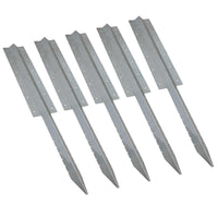 Garden Triple Sleeper Straight Support Spike Stake Galvanised Steel 930mm