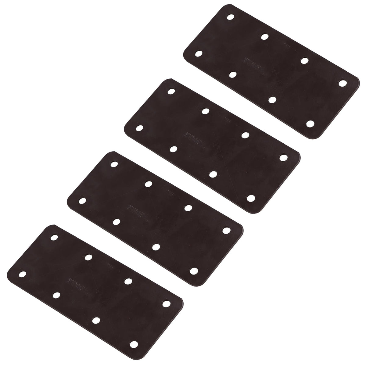 Small Internal Sleeper Straight Support Plate 85mm x 170mm Powder Coated