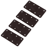 Small Internal Sleeper Straight Support Plate 85mm x 170mm Powder Coated