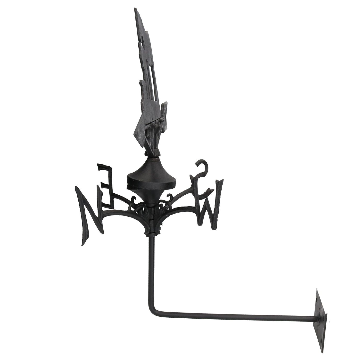 Horse / Mare Farrier Weather Vane Vain Wall Mount House Roof Cast Iron Shoe