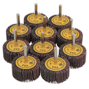 50mm 60 Grit Abrasive Flap Wheel Discs Sanding Rust Removal 6mm Shank