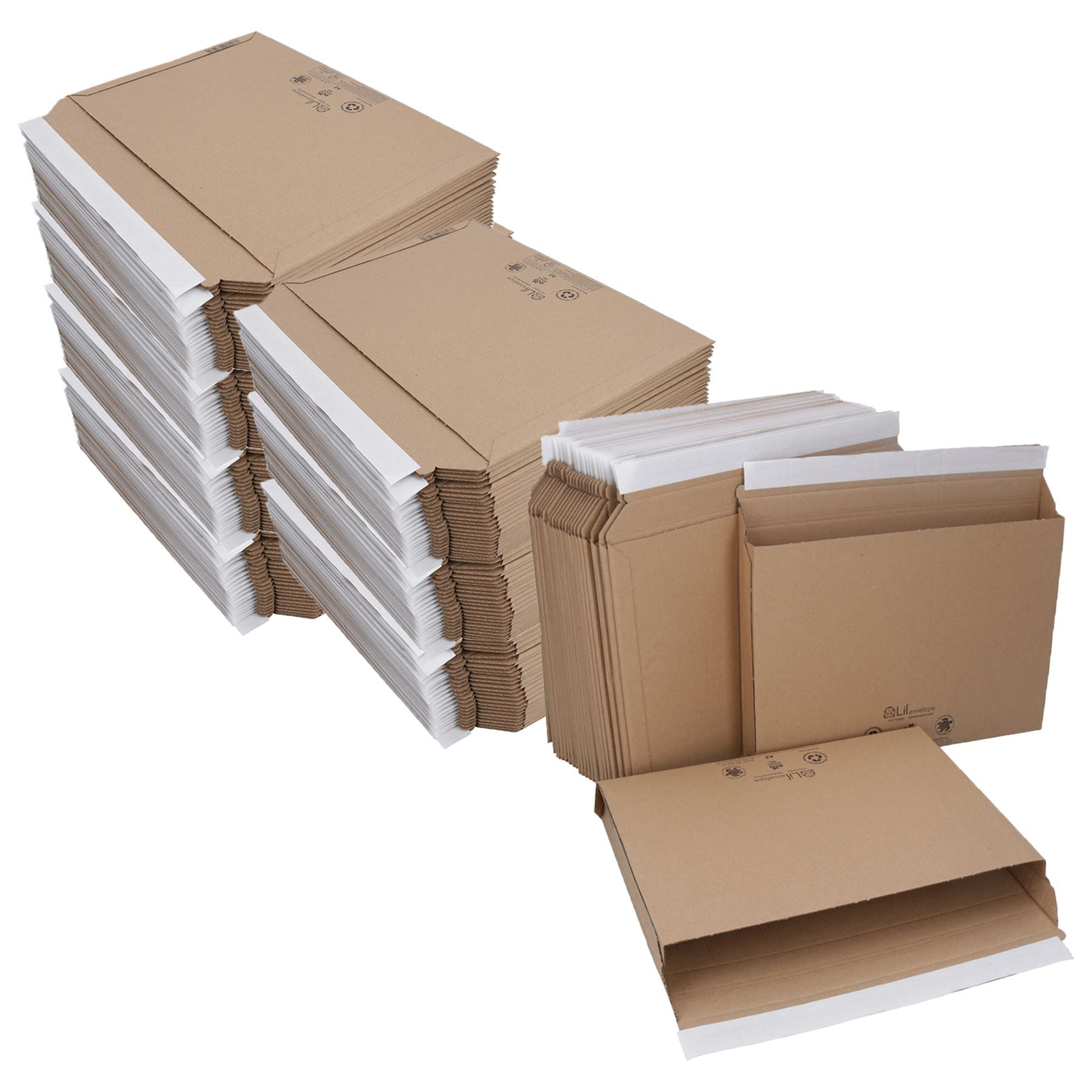 Cardboard Envelopes Mailer for Royal Mail PIP Larger Letter Postal Mailers Sml-Lge