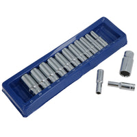 3/8" Drive Shallow And Deep Metric 6 Sided Single Hex Sockets 8mm - 21mm 31pc