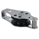 Marine Pulley Block With 25mm Diameter Nylon Wheel 316 Grade Stainless Steel