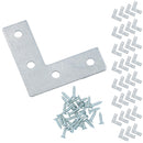 50mm (2in.) Corner Mending Plate Angle Bracket L Shape Reinforcing Repairing